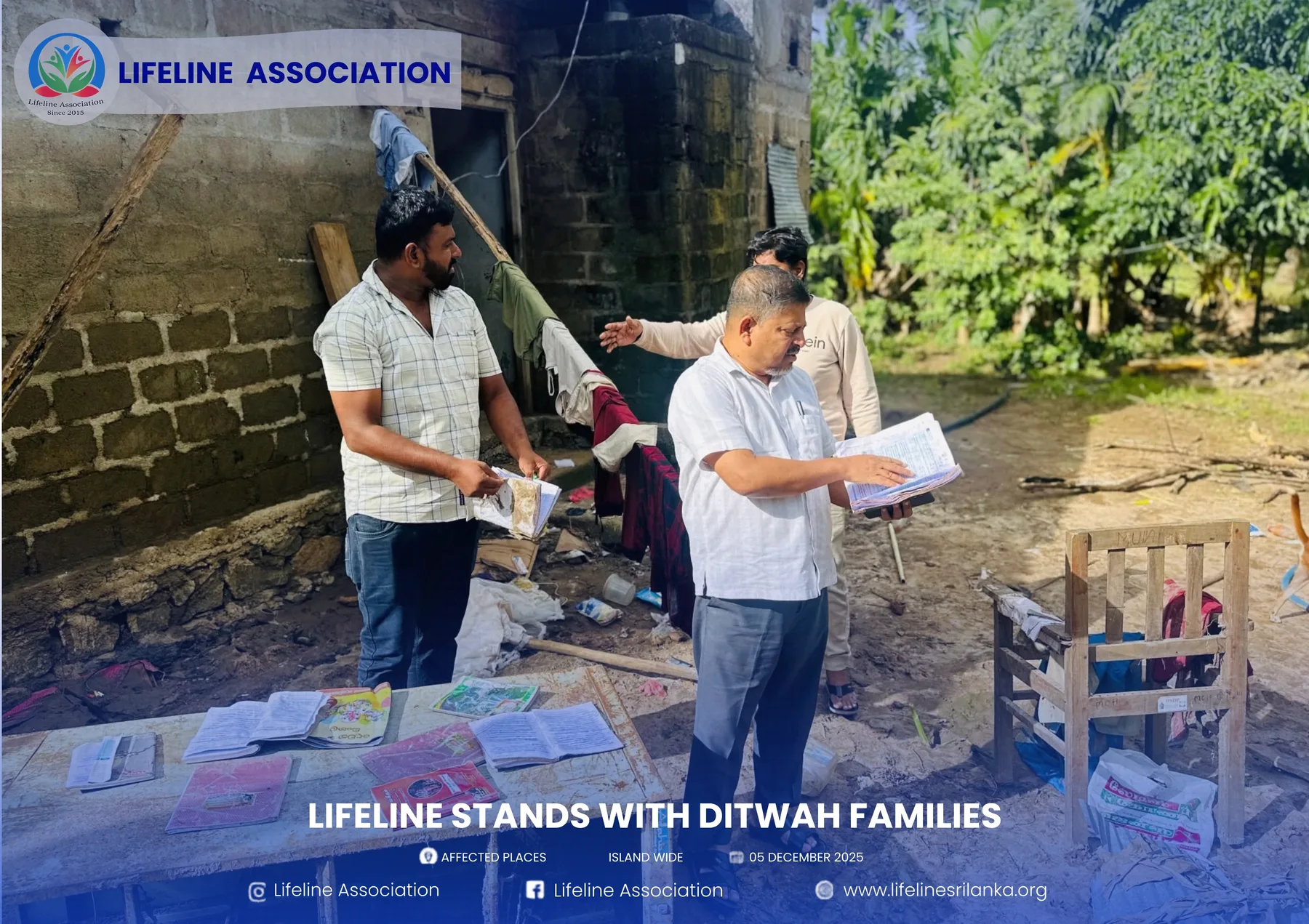 Lifeline Stands with Ditwah Families project photograph 15