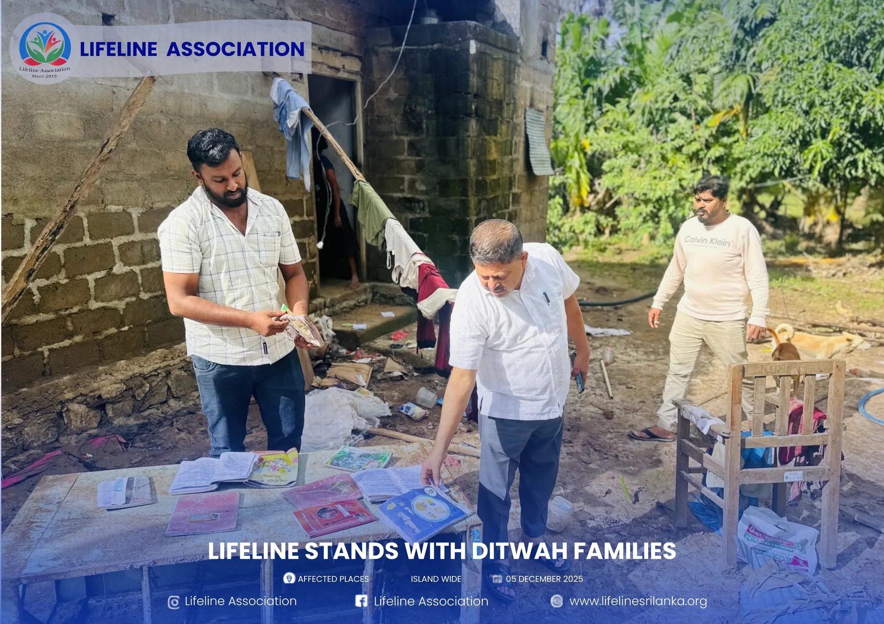 Lifeline Stands with Ditwah Families project photograph 18