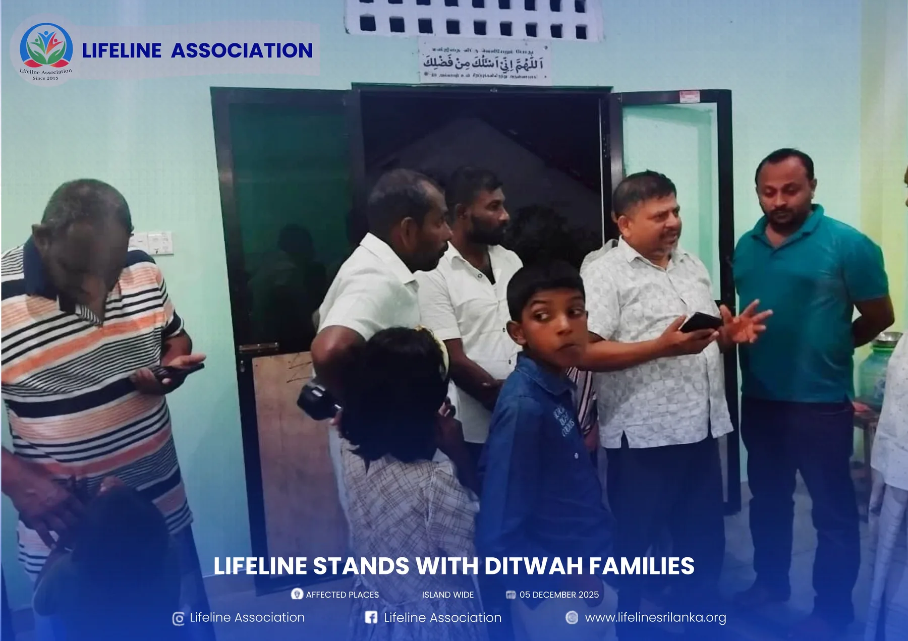 Lifeline Stands with Ditwah Families project photograph 27