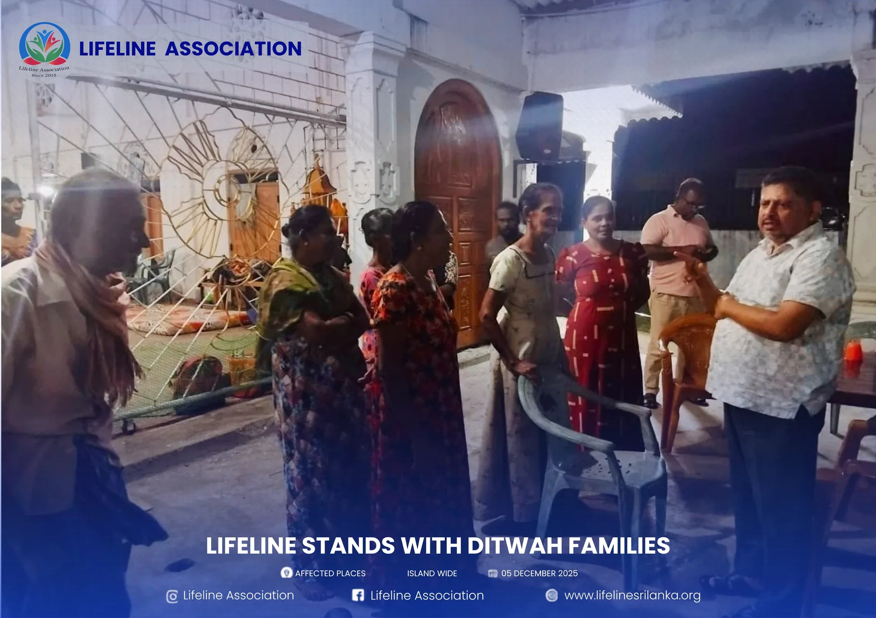 Lifeline Stands with Ditwah Families project photograph 30