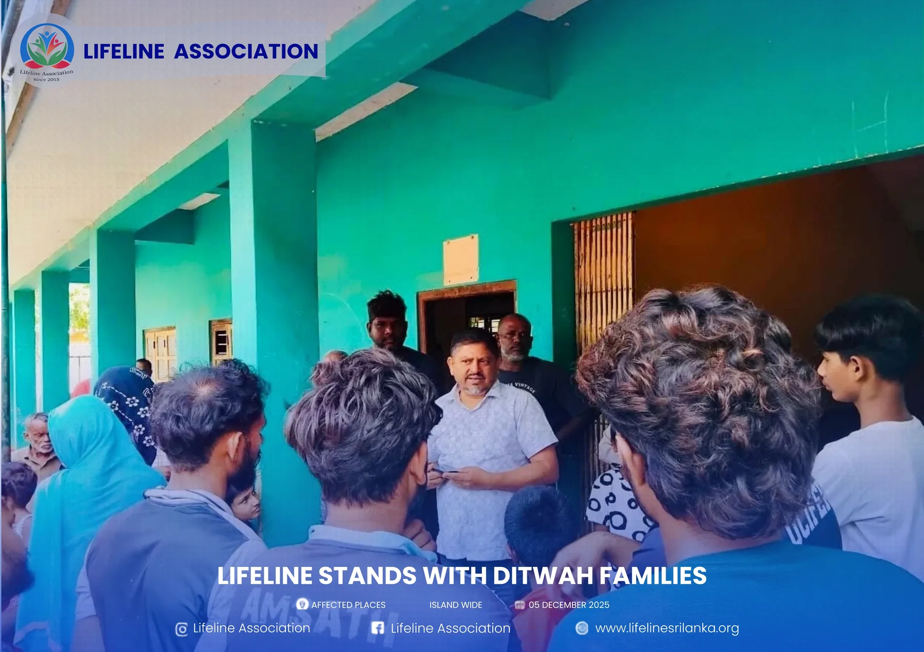 Lifeline Stands with Ditwah Families project photograph 53