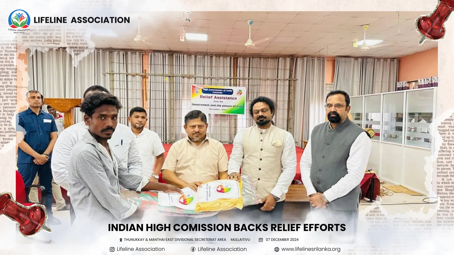 Indian High Commission Backs Relief Efforts project photograph 8