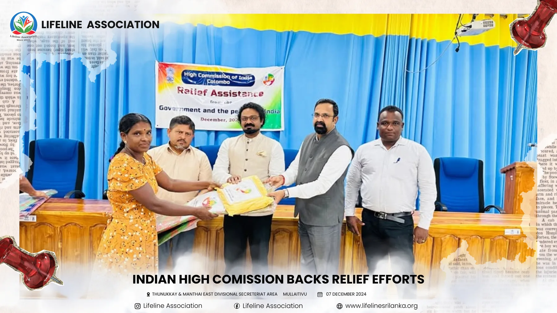 Indian High Commission Backs Relief Efforts project photograph 12