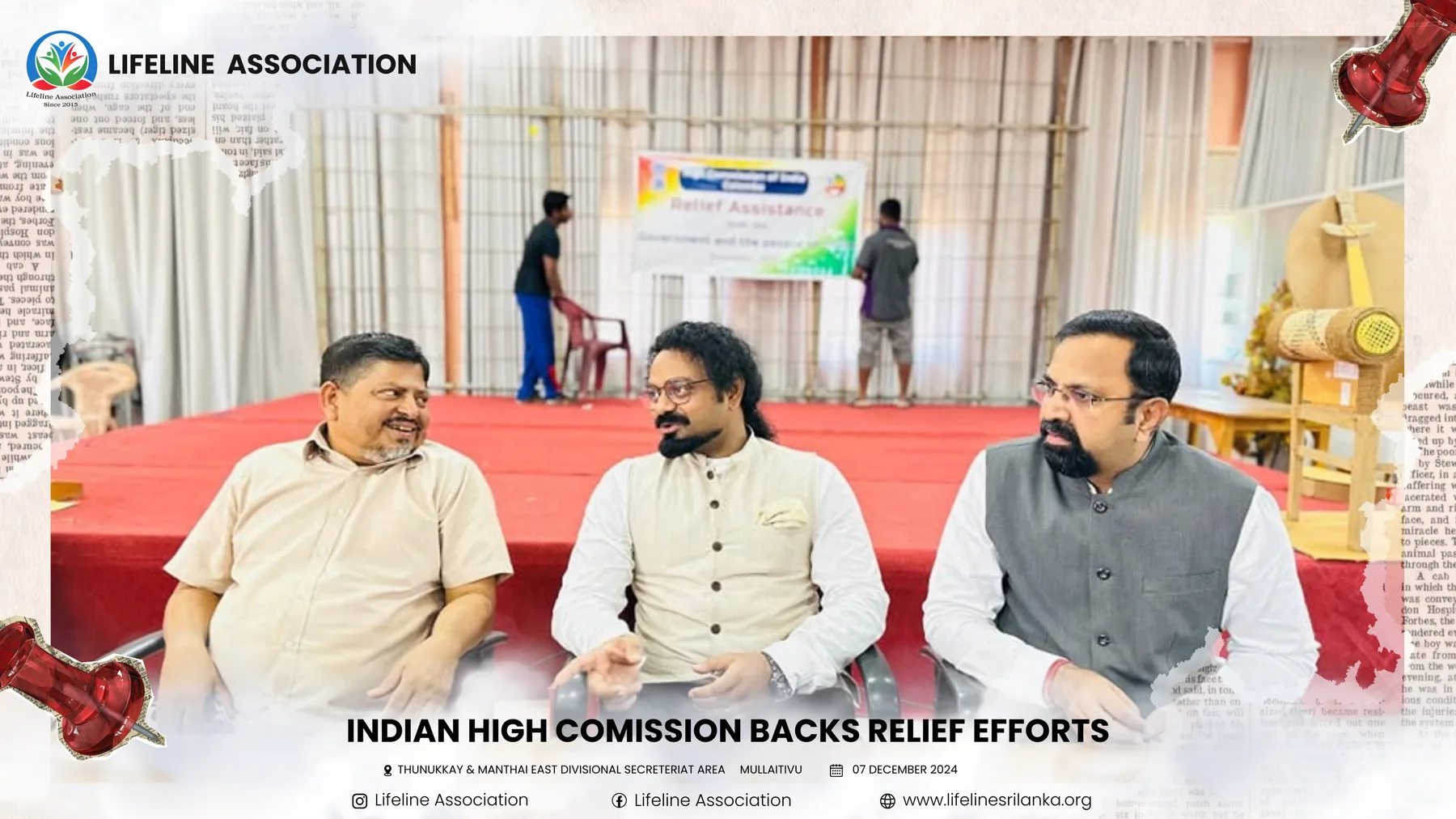 Indian High Commission Backs Relief Efforts project photograph 16