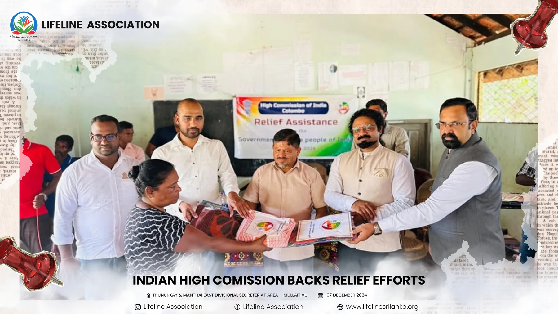 Indian High Commission Backs Relief Efforts project photograph 25