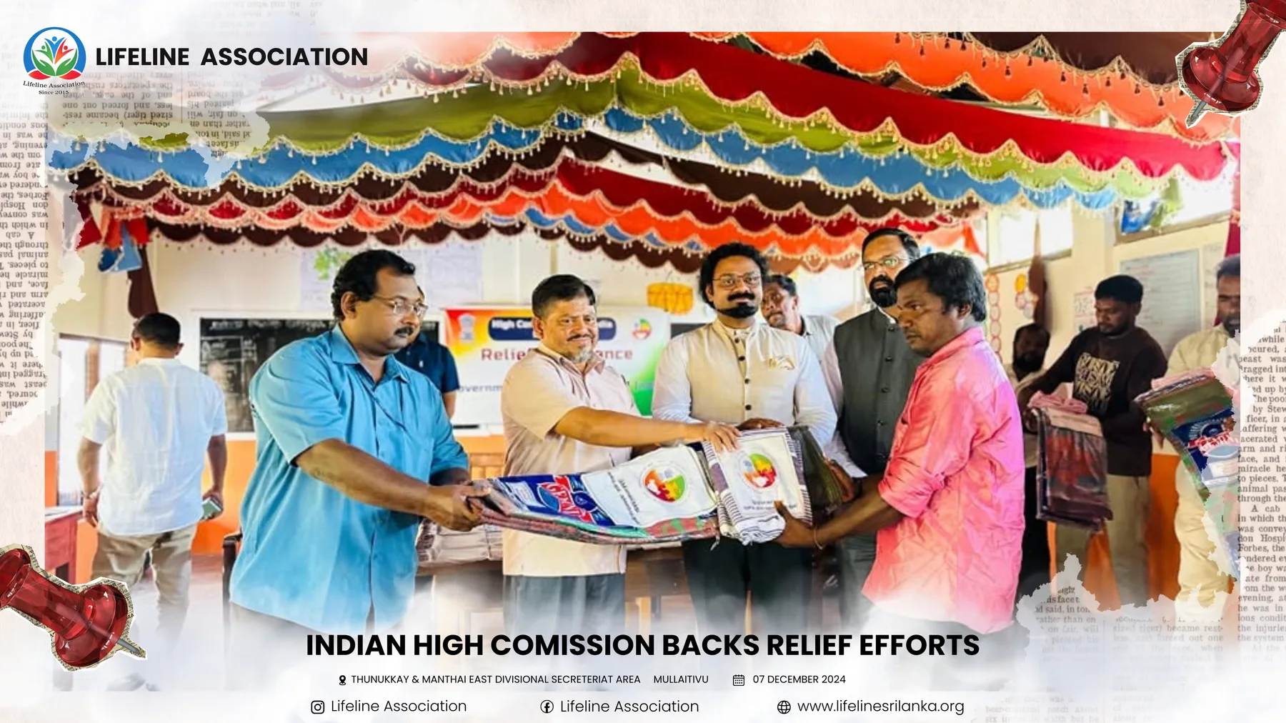 Indian High Commission Backs Relief Efforts project photograph 29
