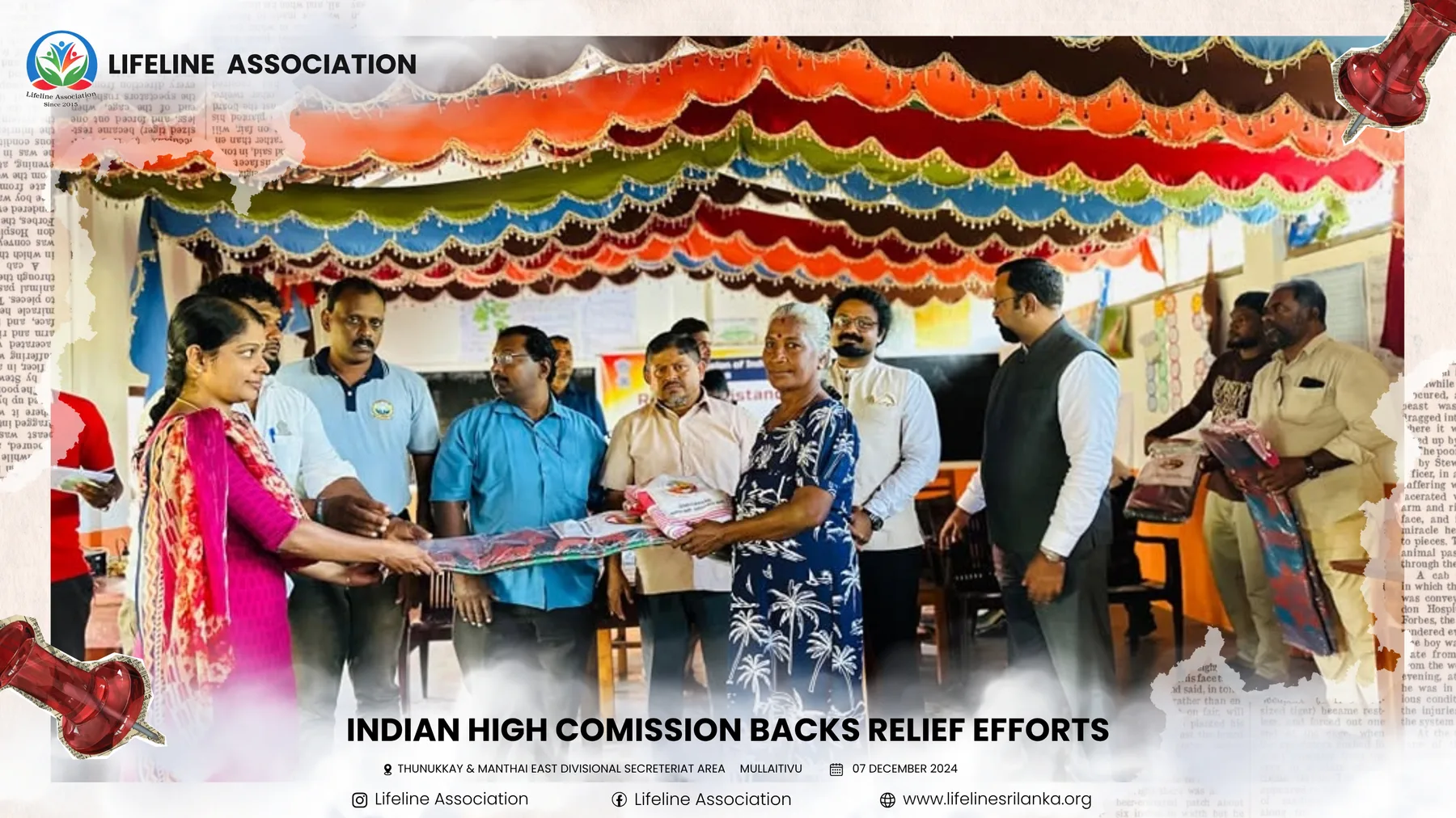 Indian High Commission Backs Relief Efforts project photograph 30